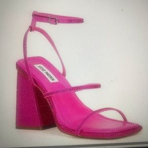 Steve Madden Rhinestone Sandal Heels
